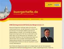 Tablet Screenshot of buergerhefte.de